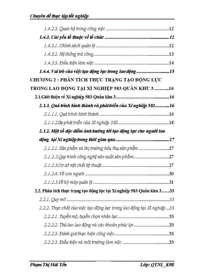 image for page Giải pháp hoàn thiện các biện pháp tạo động lực cho người lao động tại xí nghiệp 583-quân khu 3.