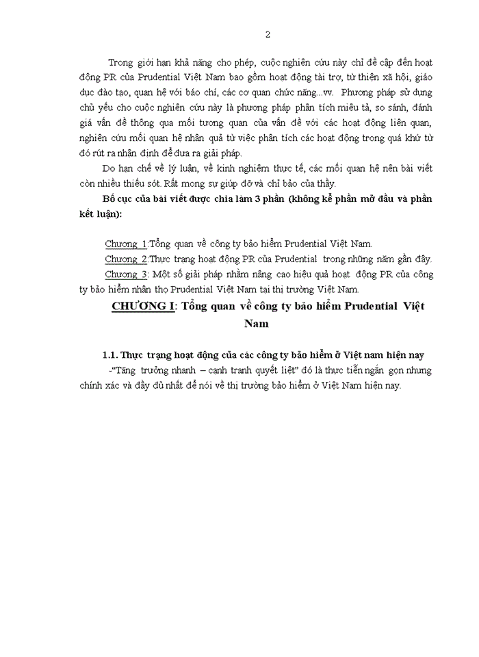 image for page Một số giải pháp nhằm nâng cao hiệu quả hoạt  động PR của công ty bảo hiểm nhân thọ Prudential Việt Nam tại thị trường Việt Nam