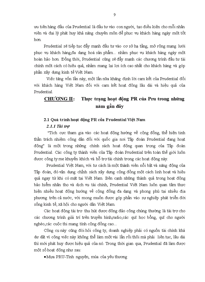 image for page Một số giải pháp nhằm nâng cao hiệu quả hoạt  động PR của công ty bảo hiểm nhân thọ Prudential Việt Nam tại thị trường Việt Nam