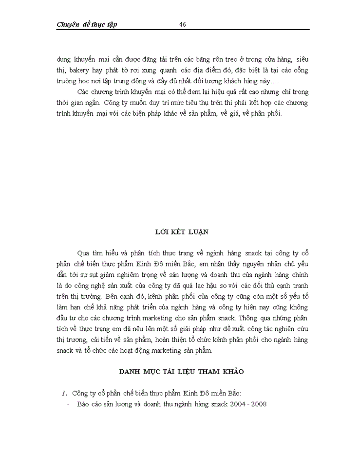 image for page Phát triển ngành hàng snack tại công ty cổ phần chế biến thực phẩm Kinh Đô miền Bắc – Thực trạng và giải pháp