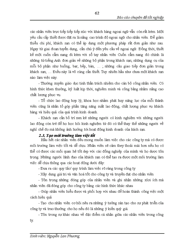 image for page Nâng cao chất lượng dịch vụ của đội ngũ lao động ở bộ phận bàn nhà hàng Green Wave Cafe – khách sạn Hà Nội