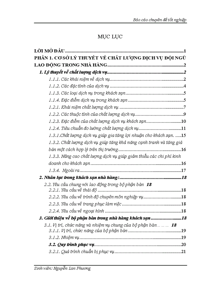 image for page Nâng cao chất lượng dịch vụ của đội ngũ lao động ở bộ phận bàn nhà hàng Green Wave Cafe – khách sạn Hà Nội