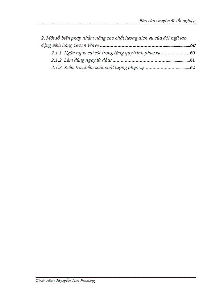 image for page Nâng cao chất lượng dịch vụ của đội ngũ lao động ở bộ phận bàn nhà hàng Green Wave Cafe – khách sạn Hà Nội