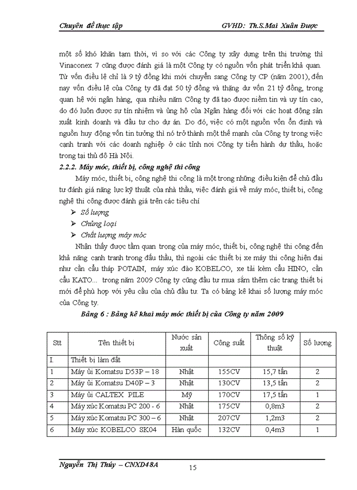 image for page Khả năng cạnh tranh trong đấu thầu xây lắp của Công ty CPXD số 7-Vinaconex 7
