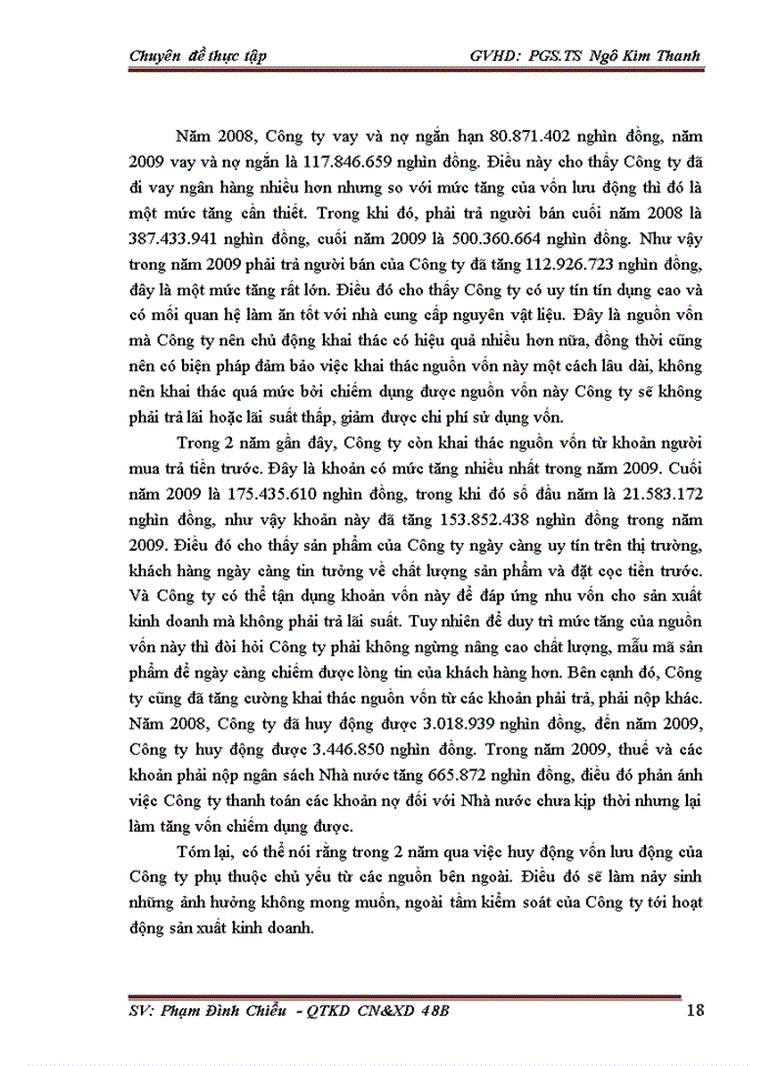 image for page Nâng cao hiệu quả quản lý và sử dụng Vốn lưu động tại Công ty Cổ phần Dệt 10-10