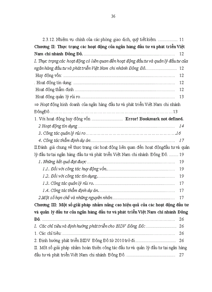 image for page Một số giải pháp nhằm nâng cao hiệu quả của các hoạt động đầu tư và quản lý đầu tư của ngân hàng đầu tư và phát triển Việt Nam chi nhánh Đông Đô.