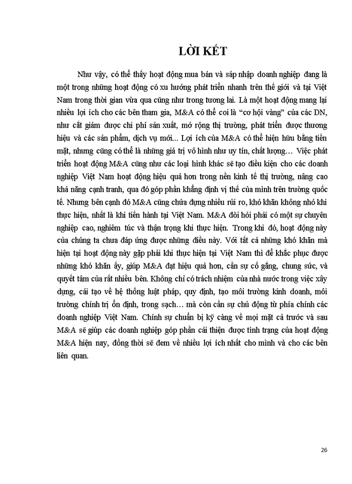 image for page Thực trạng mua bán và sáp nhập doanh nghiệp tại Việt Nam