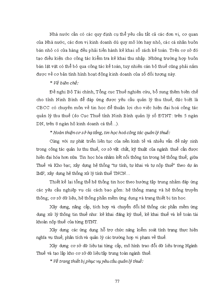 image for page Hoàn thiện công tác quản lý thuế thu nhập cá nhân trên địa bàn tỉnh Ninh Bình