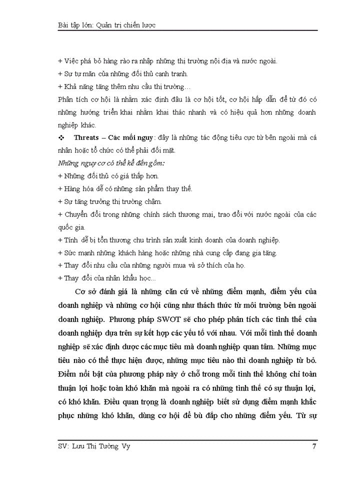 image for page Phân tích ma trận SWOT để đưa ra các chiến lược kinh doanh cho Công ty TNHH Life Bridge Việt Nam – Chi nhánh Hà Nội