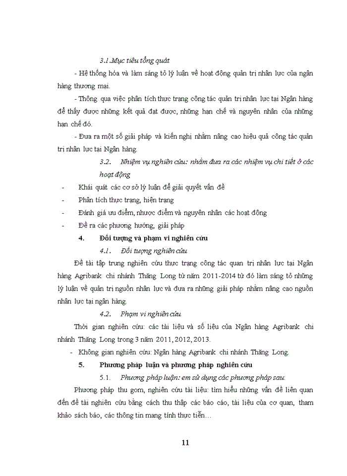 image for page Quản trị nguồn nhân lực tại Ngân hàng Nông nghiệp và phát triển nông thôn - Chi nhánh Thăng Long