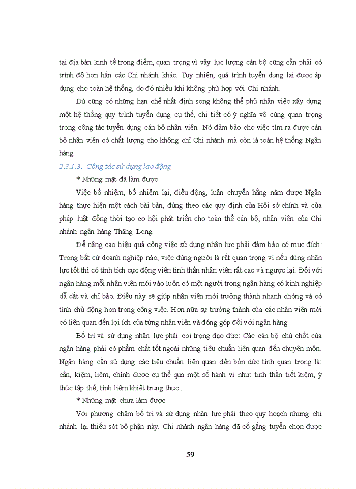 image for page Quản trị nguồn nhân lực tại Ngân hàng Nông nghiệp và phát triển nông thôn - Chi nhánh Thăng Long