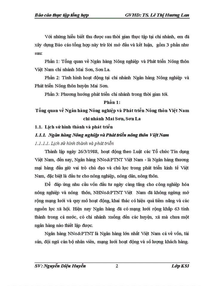 image for page Nâng cao chất lượng hoạt động tín dụng ngắn hạn tại Chi nhánh Ngân hàng Nông nghiệp và Phát triển nông thôn huyện Mai Sơn, Sơn La