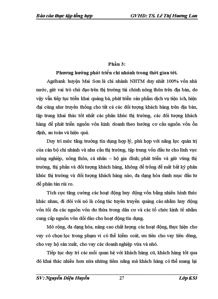 image for page Nâng cao chất lượng hoạt động tín dụng ngắn hạn tại Chi nhánh Ngân hàng Nông nghiệp và Phát triển nông thôn huyện Mai Sơn, Sơn La