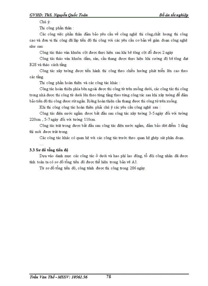 image for page Dự toán thi công cho các giai đoạn xây dựng và tính các chỉ tiêu kinh tế - kỹ thuật của phương án tổ chức thi công