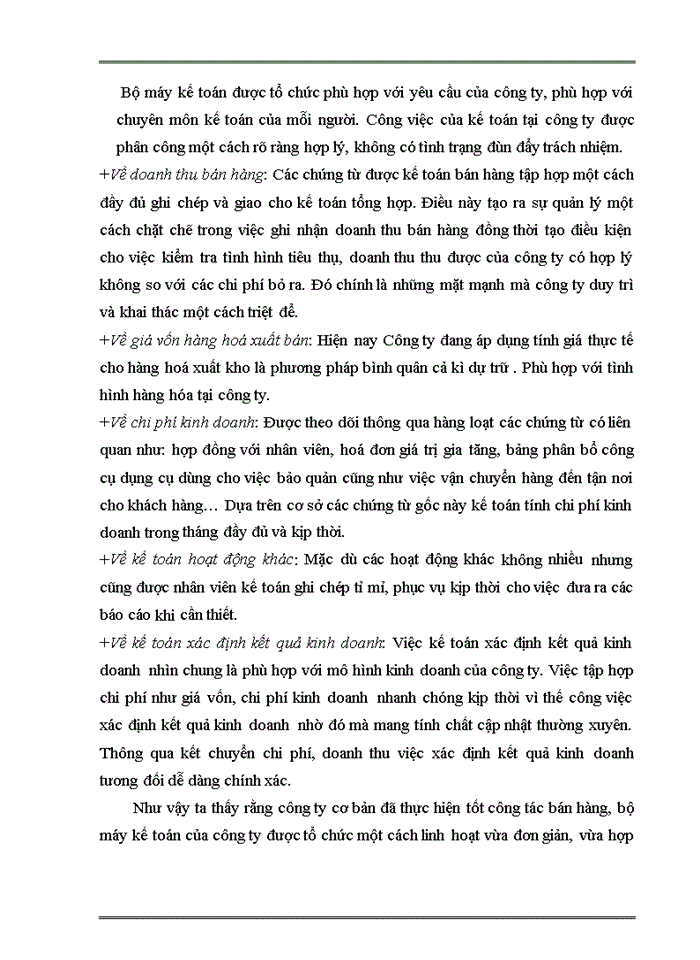 image for page Hoàn thiện công tác kế toán bán hàng và xác định kết quả kinh doanh tại Công ty TNHH  Đầu tư thương mại và dịch vụ Tân Thuận Thảo