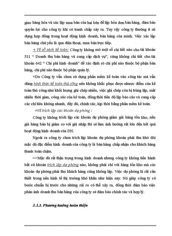 image for page Hoàn thiện công tác kế toán bán hàng và xác định kết quả kinh doanh tại Công ty TNHH  Đầu tư thương mại và dịch vụ Tân Thuận Thảo