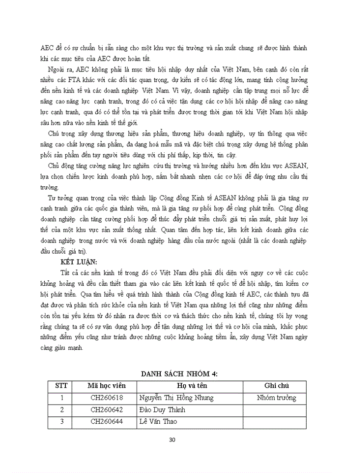 image for page Cộng đồng kinh tế khu vực Đông Nam Á (AEC), cơ hội và thách thức với nền kinh tế Việt Nam