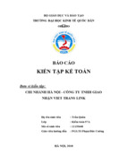 Đánh giá thực trạng tổ chức bộ máy kế toán và công tác kế toán tại Chi nhánh Hà Nội - Công ty TNHH Giao nhận Viet Trans Link