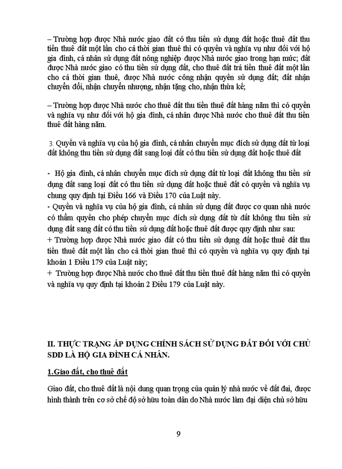 image for page Chính sách sử dụng đất với chủ sử dụng đất là hộ gia đình và cá nhân