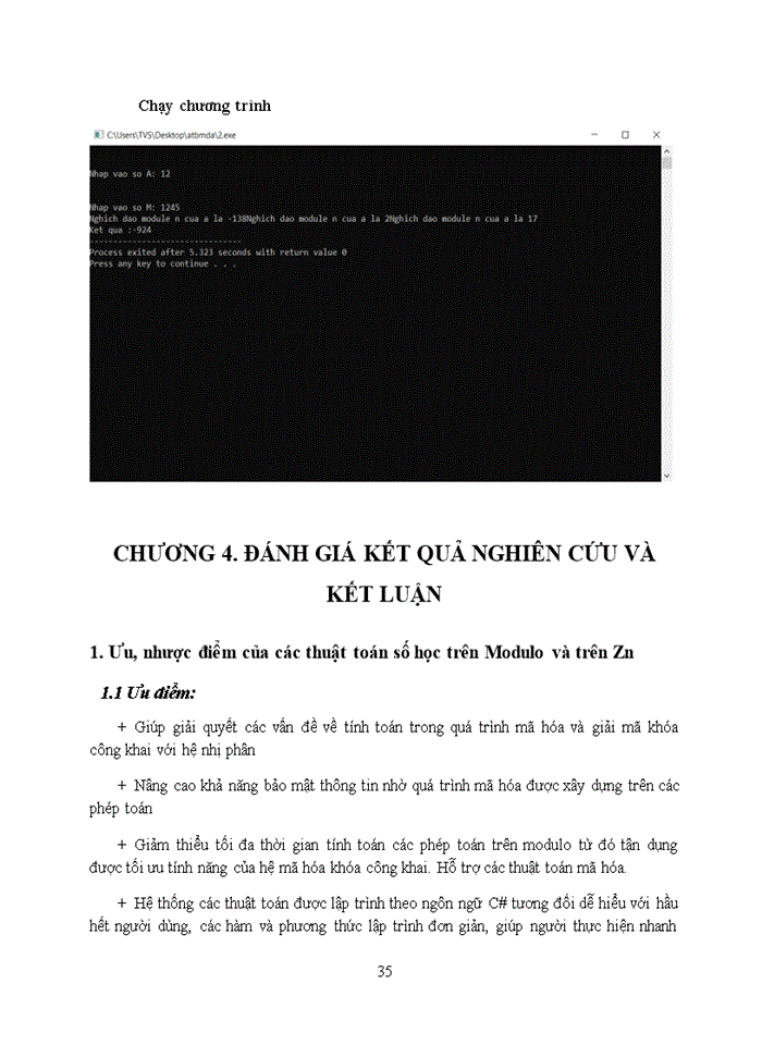 image for page Xây dựng hệ thống phần mềm thực hiện các thuật toán số học trên modulo: