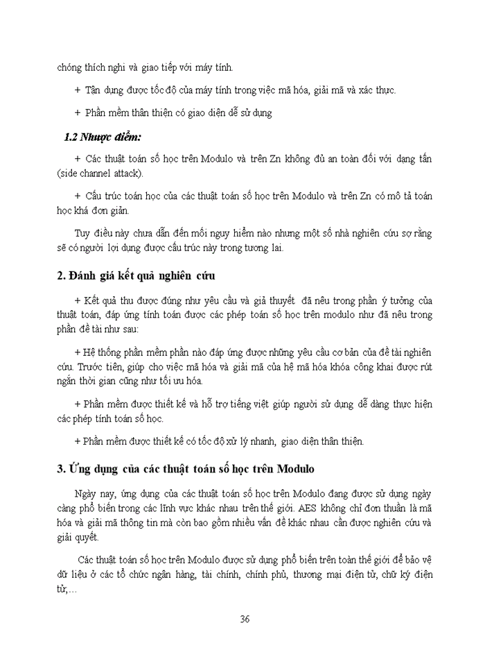 image for page Xây dựng hệ thống phần mềm thực hiện các thuật toán số học trên modulo: