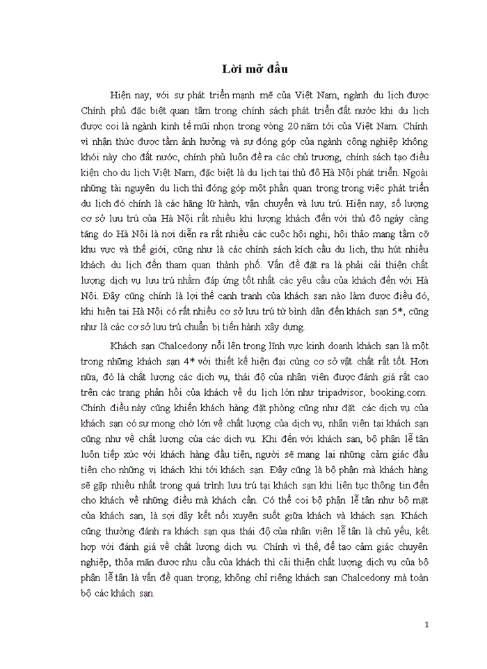 image for page Chuyên đề thực tập tổng hợp tại khách sạn HILTON HANOI OPERA