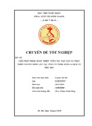 Giải pháp nhằm  hoàn thiện công tác đào tạo và phát triển nguồn nhân lực tại công ty TNHH SXTM&DV Việt Bắc