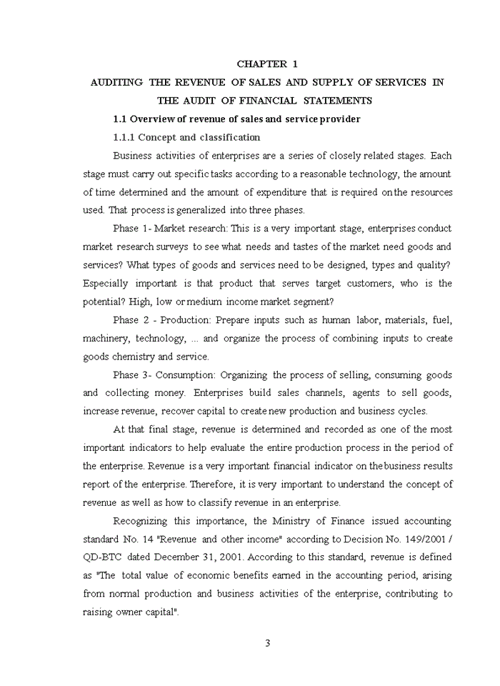 image for page Complete the audit process of sales items and service provision revenue in auditing financial statements of ASCO Auditing Company