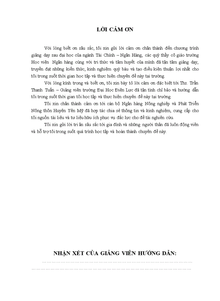 image for page Nâng cao hiệu quả huy động vốn tại ngân hàng nông nghiệp và phát triển nông thôn Agribank chi nhánh huyện Yên Mỹ