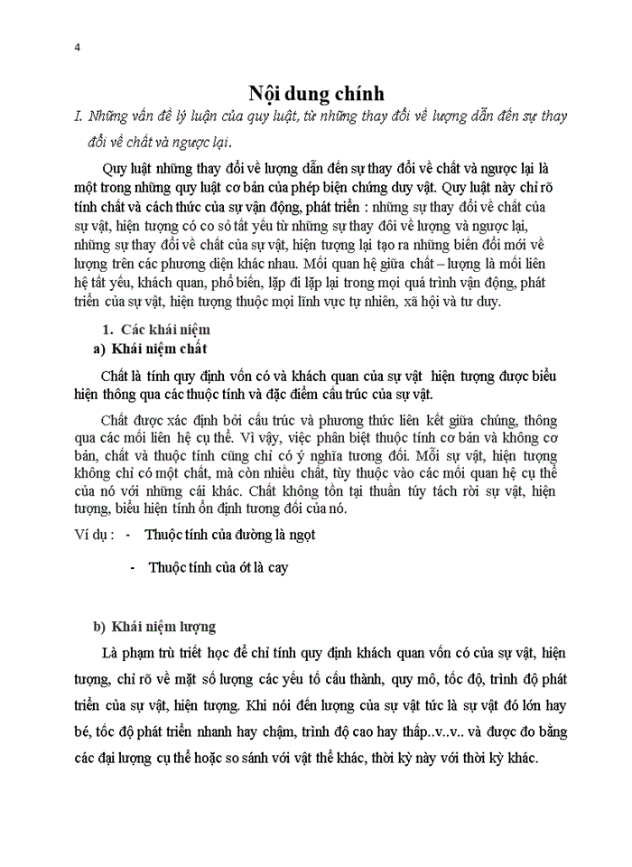 image for page Phân tích nội dung quy luật những thay đổi về lượng dẫn đến những thay đổi về chất và ngược lại