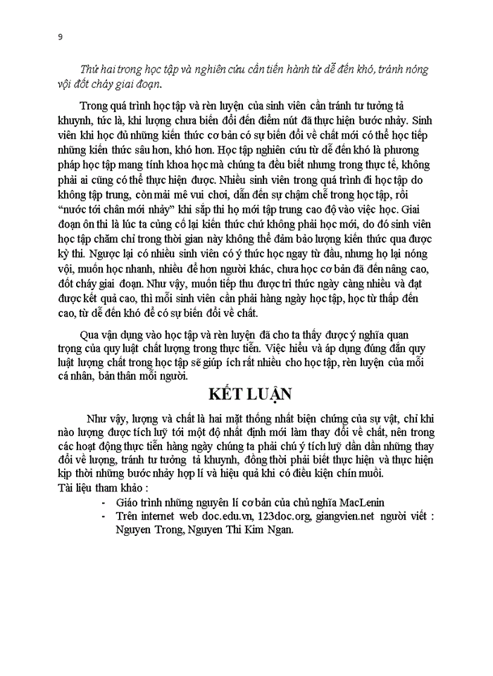 image for page Phân tích nội dung quy luật những thay đổi về lượng dẫn đến những thay đổi về chất và ngược lại