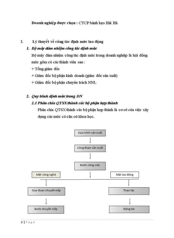 image for page Tìm hiểu thực trạng về công tác định mức lao động tại một doanh nghiệp nào đó. Đánh giá, nhận xét và đưa ra hướng hoàn thiện