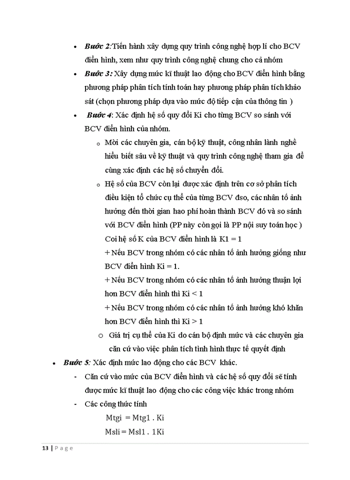 image for page Tìm hiểu thực trạng về công tác định mức lao động tại một doanh nghiệp nào đó. Đánh giá, nhận xét và đưa ra hướng hoàn thiện