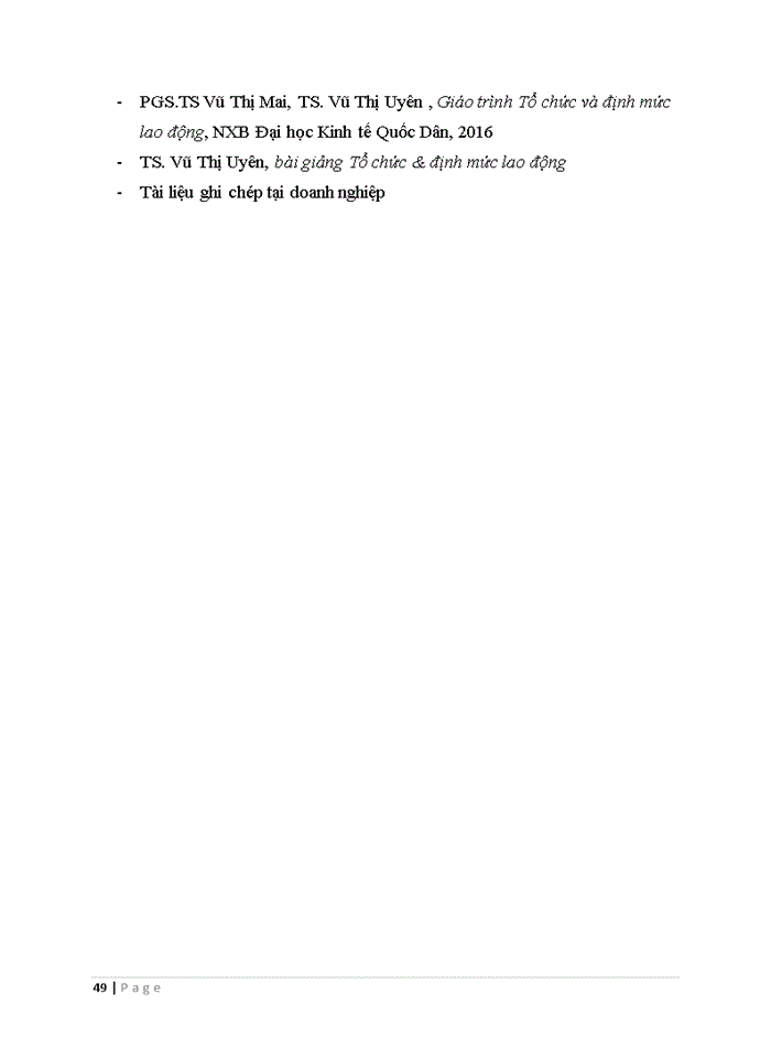 image for page Tìm hiểu thực trạng về công tác định mức lao động tại một doanh nghiệp nào đó. Đánh giá, nhận xét và đưa ra hướng hoàn thiện