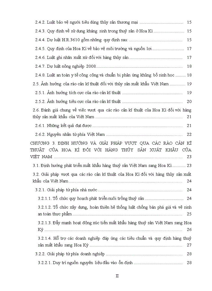 image for page Định hướng và giải pháp vượt qua các rào cản kĩ thuật của Hoa Kì đối với hàng thủy sản xuất khẩu của việt nam