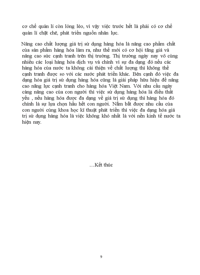 image for page Lý luận về giá trị hàng hóa và vận dụng lý luận này trong nâng cao sức cạnh tranh của nền kinh tế Việt Nam hiện nay