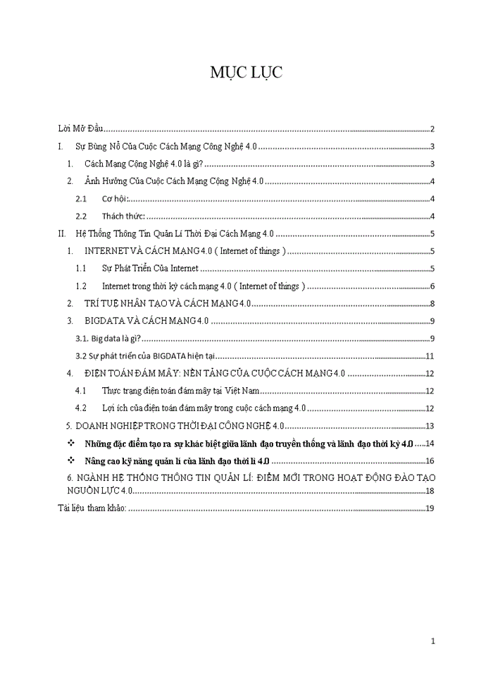 image for page Hệ thống thông tin quản lí thời đại công nghệ 4.0