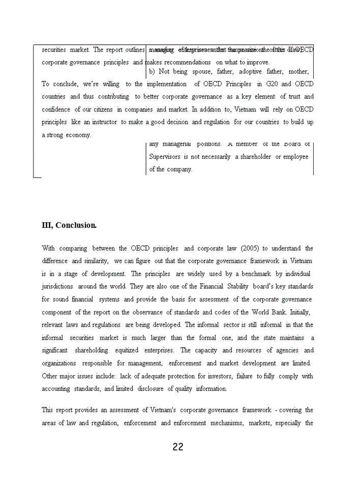 image for page Assignment about the comparison between G20/OECD Principles of corporate governance and corporate law (2005)