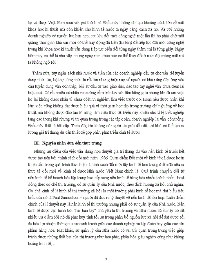 image for page Học thuyết giá trị thặng dư và sự vận dụng trong tiến trình phát triển kinh tế ở Việt Nam