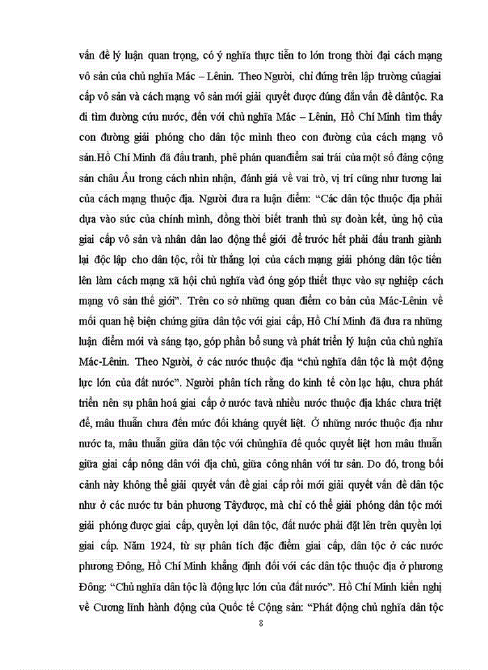 image for page Phân tích luận điểm của Hồ Chí Minh : "Tất cả các dân tộc trên thế giới đều sinh ra bình đẳng, dân tộc nào cũng có quyền sống, quyền sung sướng và quyền tự do".