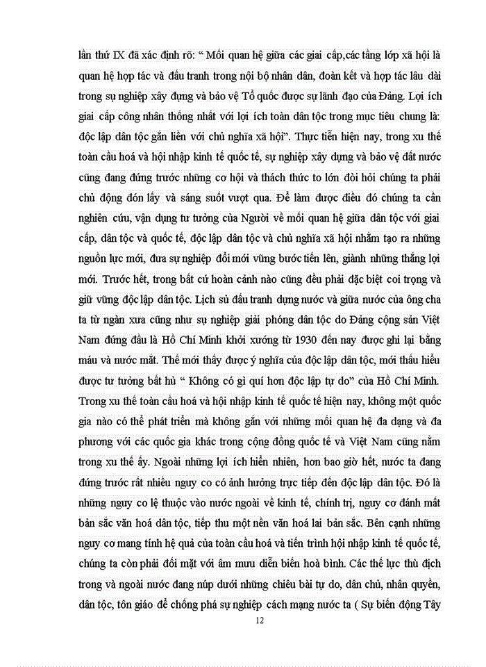 image for page Phân tích luận điểm của Hồ Chí Minh : "Tất cả các dân tộc trên thế giới đều sinh ra bình đẳng, dân tộc nào cũng có quyền sống, quyền sung sướng và quyền tự do".