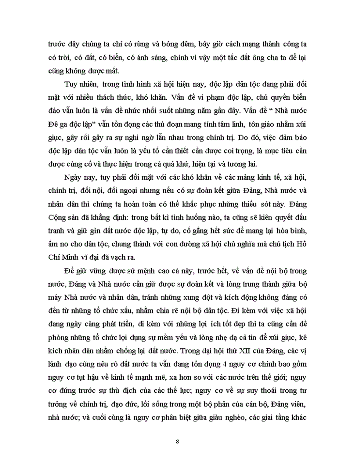 image for page Độc lập dân tộc gắn liền với Chủ nghĩa Xã hội