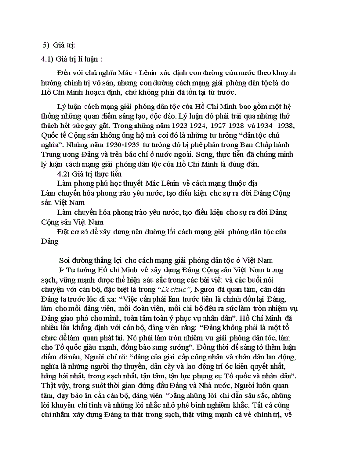 image for page Phân tích luận điểm của Hồ Chí Minh “ Muốn cứu và giải phóng dân tộc không còn con đường nào khác con đường cách mạng vô sản”