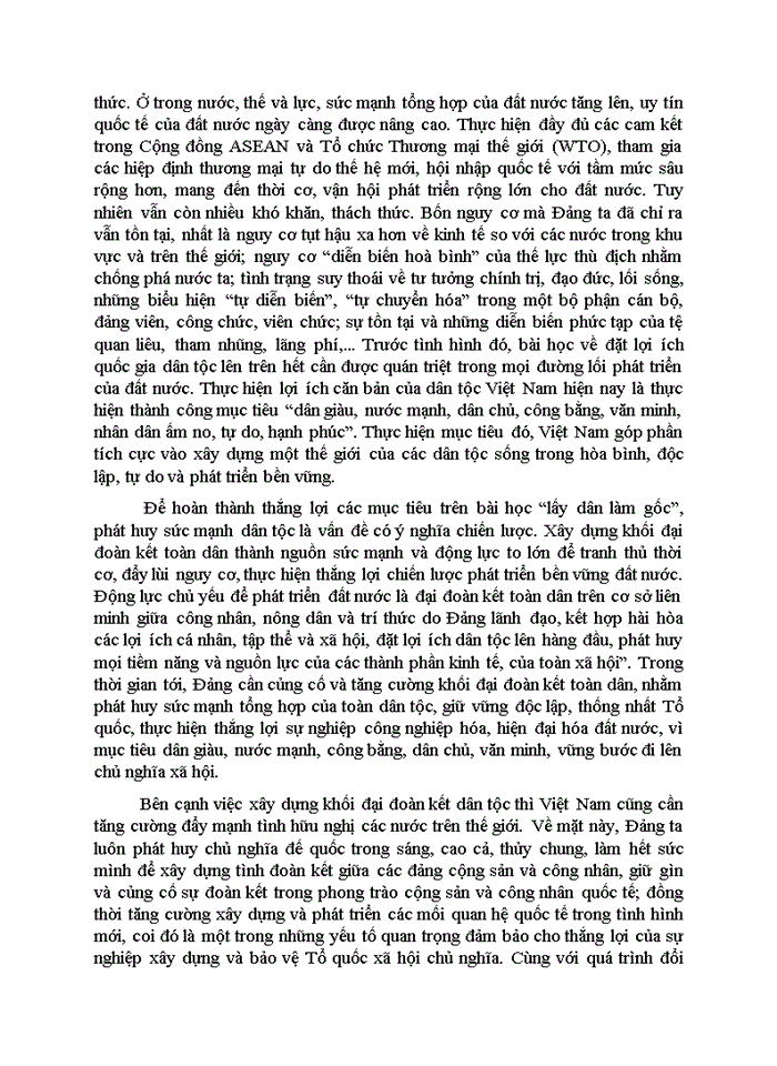 image for page Phân tích quan điểm Hồ Chí Minh về mối quan hệ giữa giai cấp và dân tộc, liên hệ thực tiễn Việt Nam hiện nay