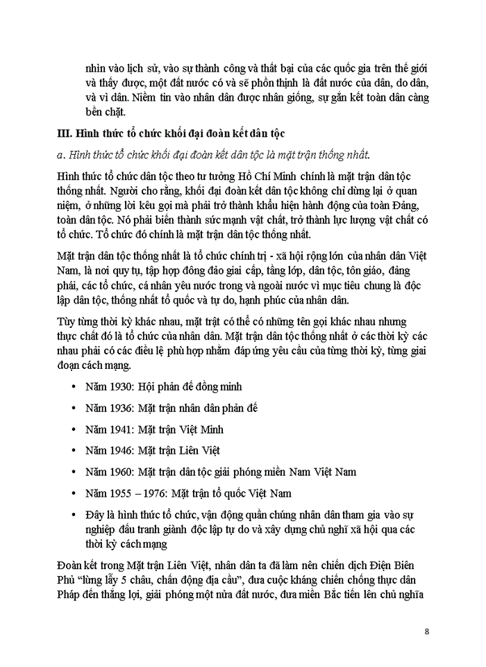 image for page Vai trò của lực lượng đại đoàn kết dân tộc