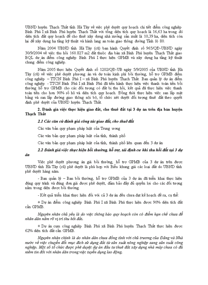image for page Ảnh hưởng của chính sách giao đất, cho thuê đất đến hiệu quả sử dụng đất phi nông nghiệp.