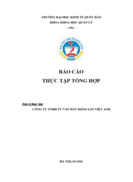 Báo cáo thực tập tổng hợp công ty tnhh tư vấn bất động sản việt anh