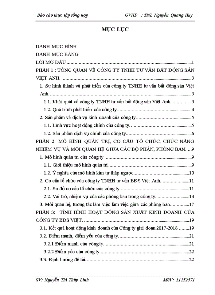 image for page Báo cáo thực tập tổng hợp công ty tnhh tư vấn bất động sản việt anh