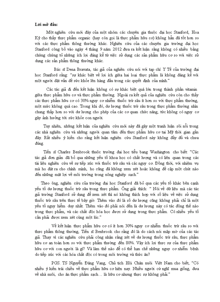 image for page Nghiên cứu nhu cầu tiêu dùng “thực phẩm hữu cơ - organic” của người tiêu dùng tại Hà Nội