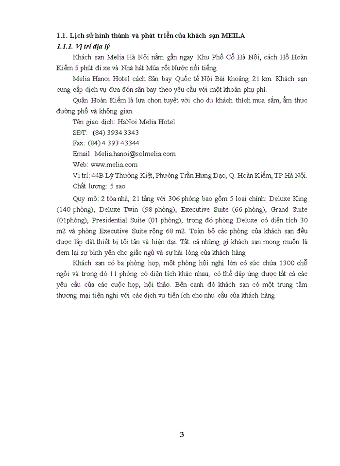 image for page Giải pháp nâng cao chất lượng dịch vụ buồng tại khách sạn Melia Hà Nội